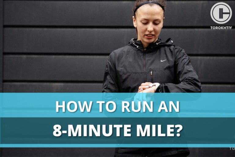 8-minute mile running