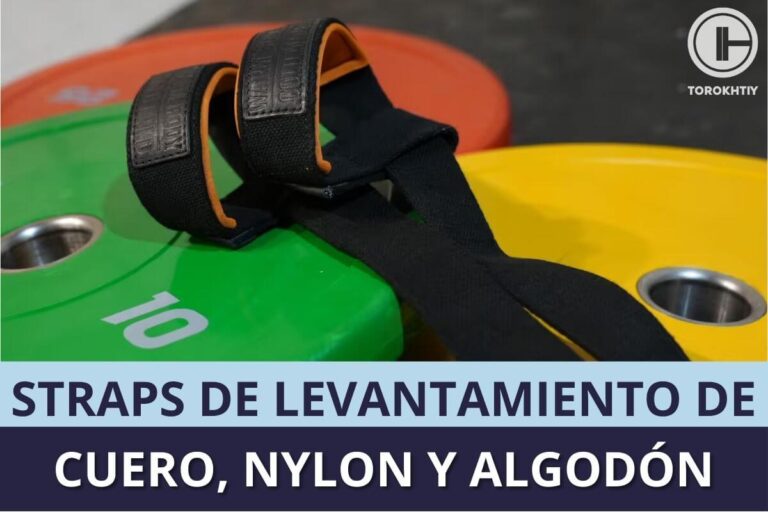 Straps de Levantamiento de Cuero, Nylon Y Algodón