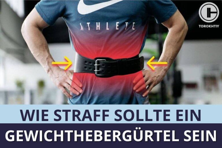 Wie Straff Sollte Ein Gewichthebergürtel Sein