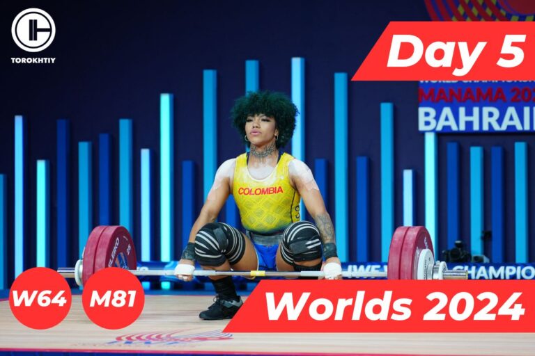 Day 5: Ri Chong Song Wins 81M and Ri Suk Sets 4 World Records 64W at IWF World Championships 2024