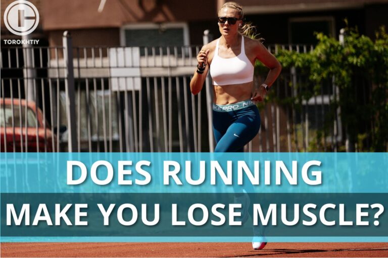 does running make you lose muscle?