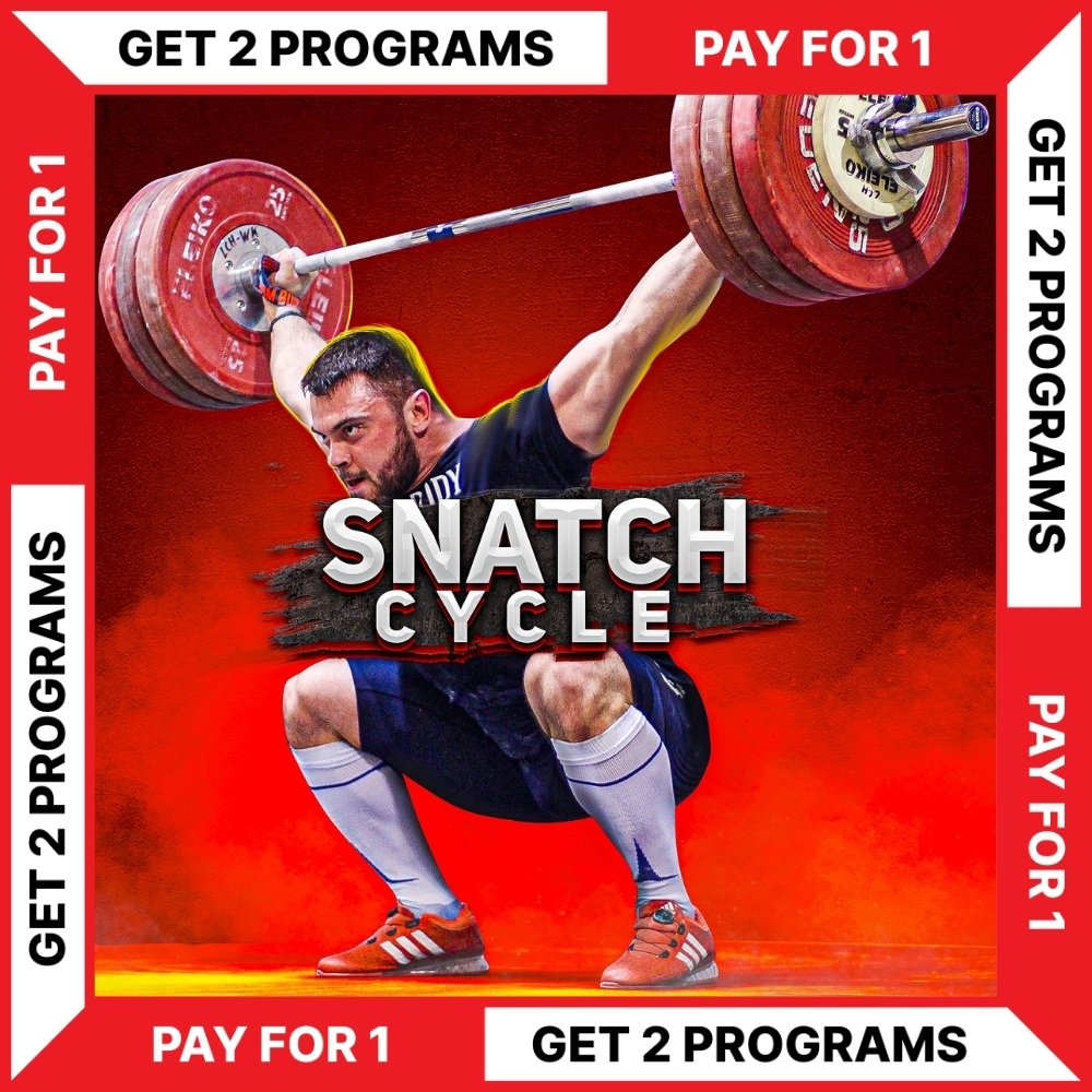 Snatch Cycle Program - Buy 1 = Get 1 Free Sale (Torokhtiy Weightlifting)